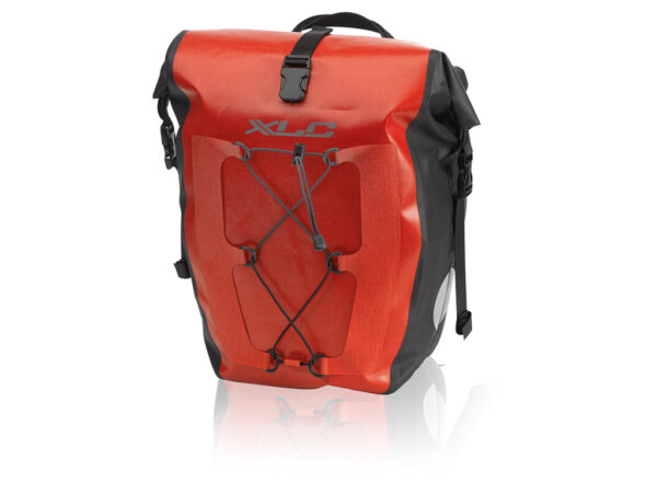 XLC - Carrier - taske til bagagebærer - 20 Liter - Rød
