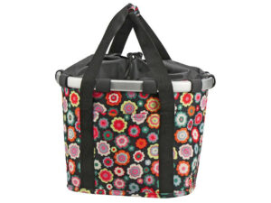 Klickfix - Cykeltaske - Flowers - 35x28x26cm - 15L